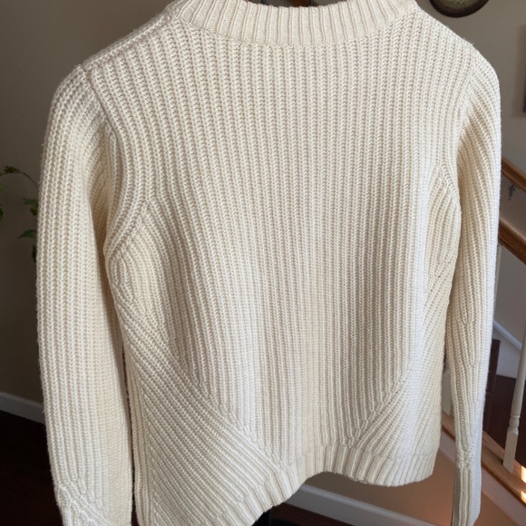 MANOUSH Knit Lace Merino Wool Knit Sweater Ivory Cream color Size XS - Picture 2 of 14